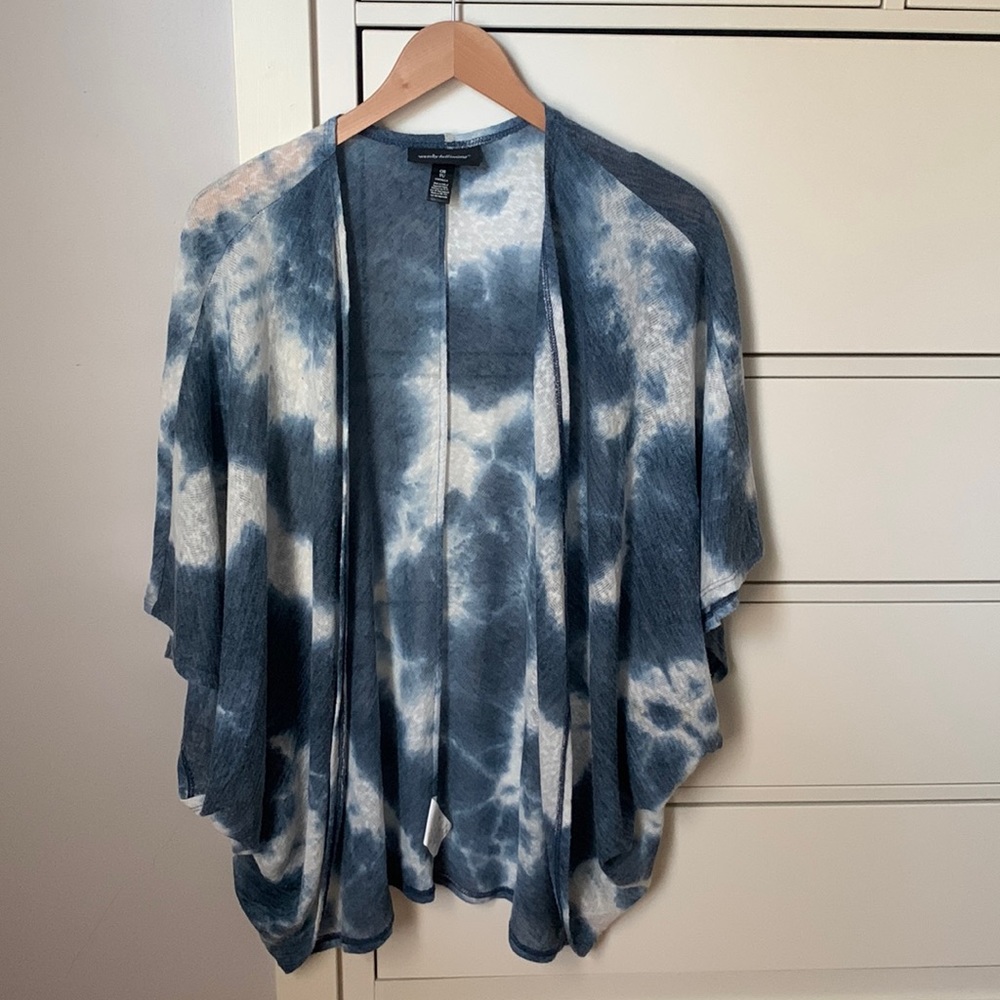 Tie Dye Open Cardi